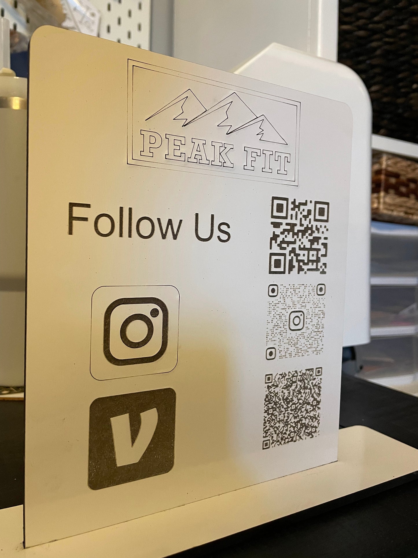 Business QR Code Sign