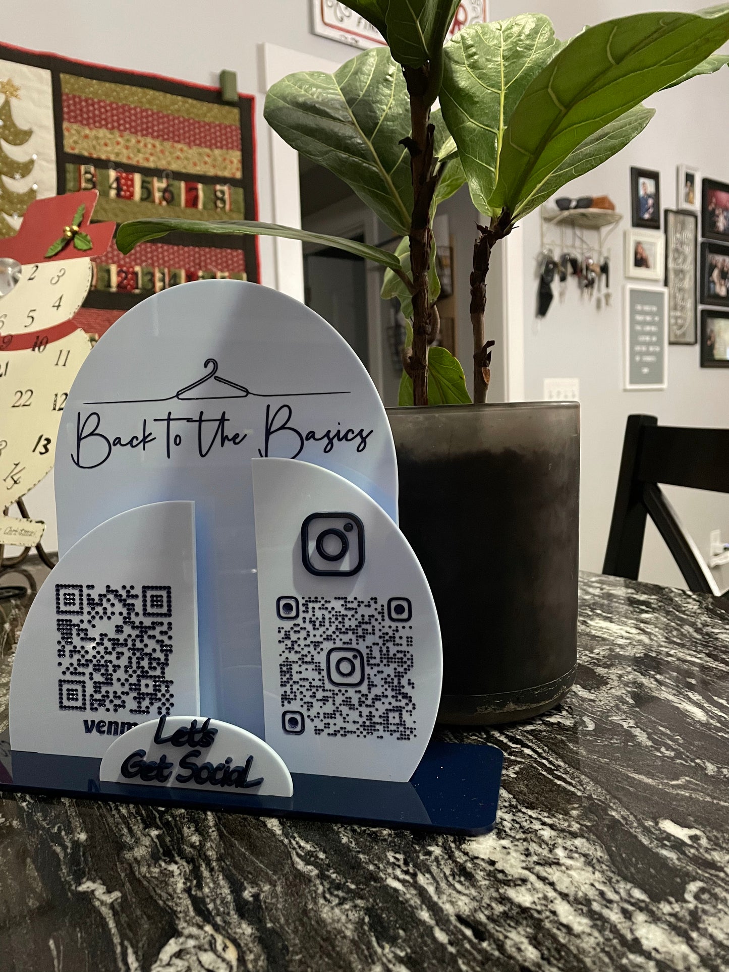 Business QR Code Sign